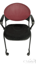 chaise de bureau à rouellette