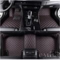 Fully Surrounded Car Leather Floor Mat Pad All Weather Protection